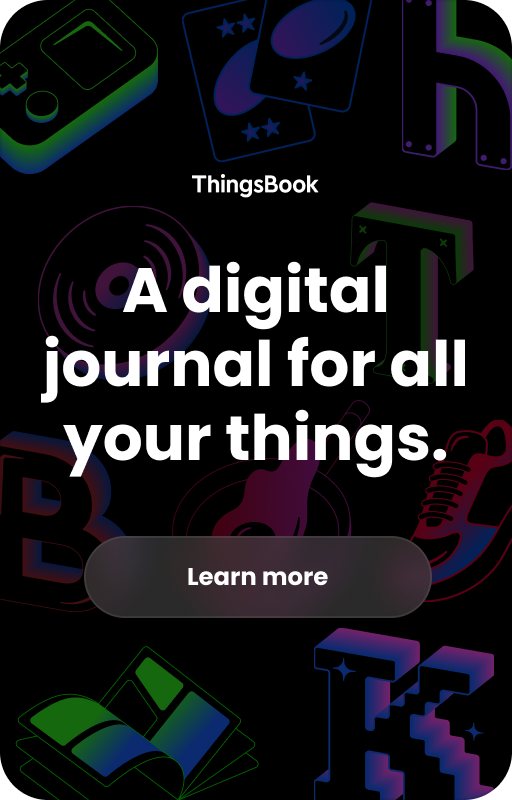 ThingsBook - A digital journal for all your things.